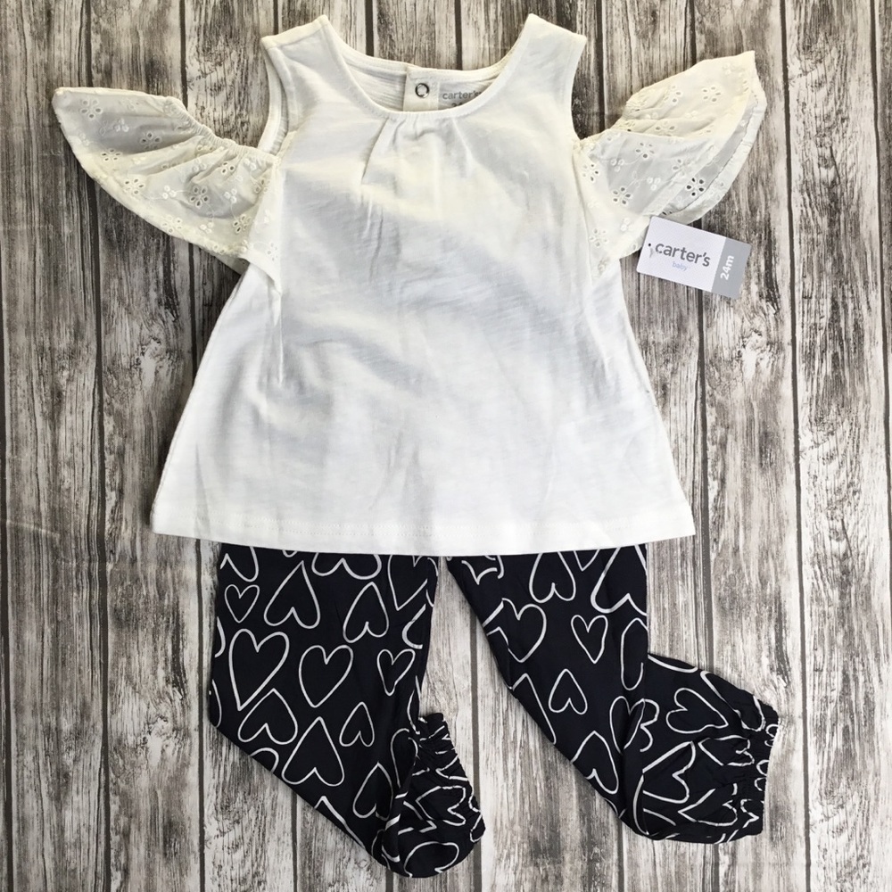 Carter’s 2-Pc Matching Set Top and Pants Size 24m NEW - Picture 3 of 14